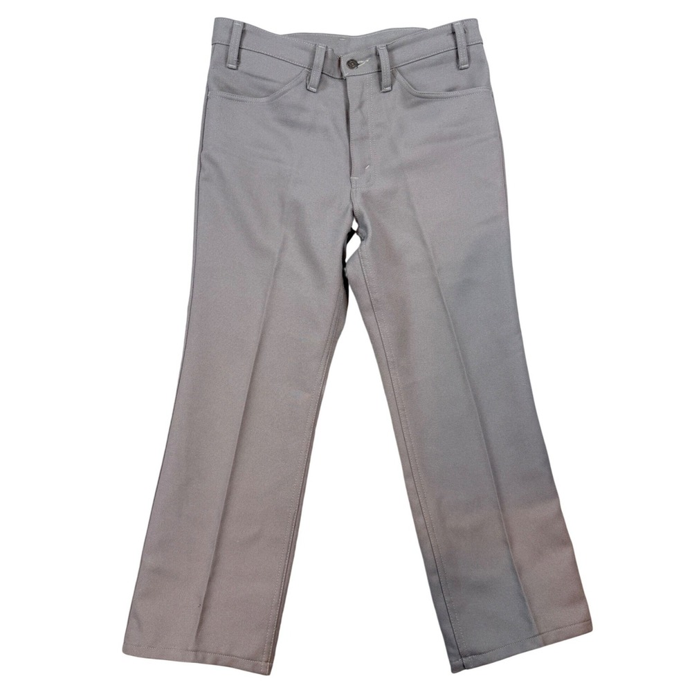 Vintage Levis 517 Sta-Prest Beige Action Slacks Made in USA 10517-6126 W32 L29